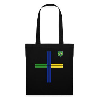Brazil Brazil shirt Brazilian Rio de Janeirao - Tote Bag - black - Front