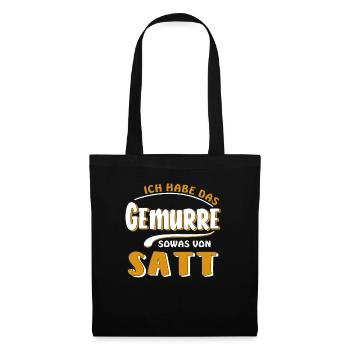 J’EN AI MARRE DE LA GROGNE - Sac en tissu - noir - Devant