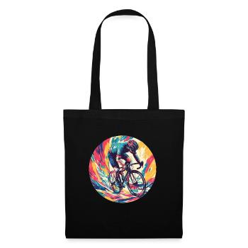 Road cyclist, cyclist - Tote Bag - black - Front