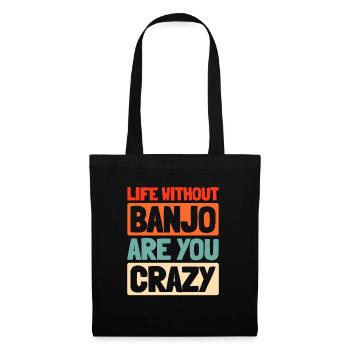 Banjo - Sac en tissu - noir - Devant
