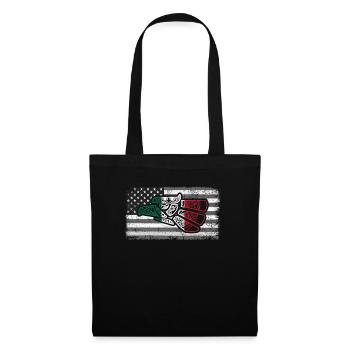Mexico Mexico Mexican Gift Flag Football - Tote Bag - black - Front