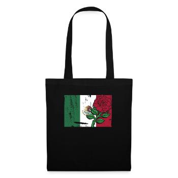Mexique Mexique Cadeau mexicain Flag Football - Sac en tissu - noir - Devant