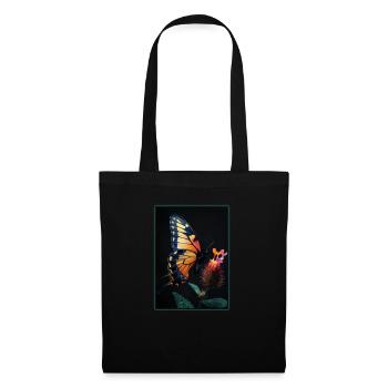 papillon papillons papillon papillon - Sac en tissu - noir - Devant