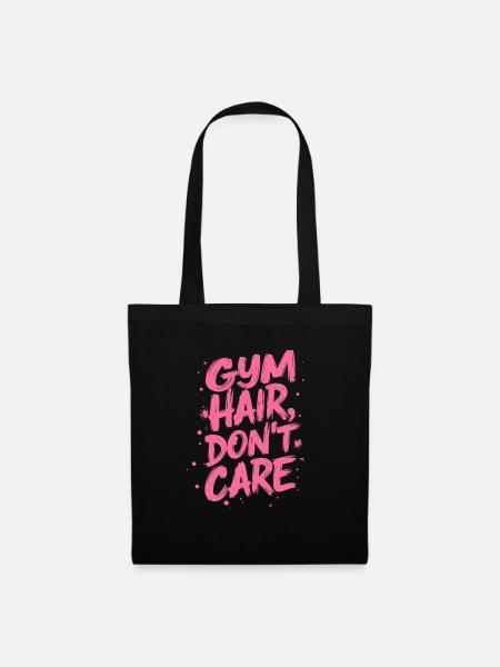 HAARE IM FITNESSSTUDIO - Stoffbeutel - Schwarz