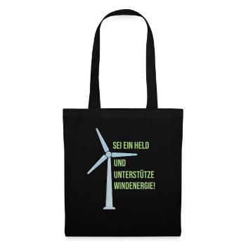 A breath of fresh air for the future | Supporters of the - Tote Bag - black - Front