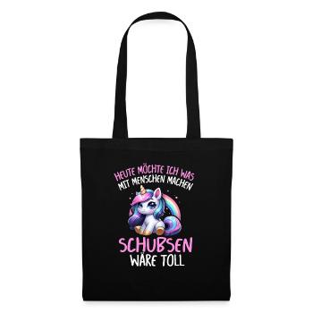 Today I want to do something with people Push - Tote Bag - black - Front