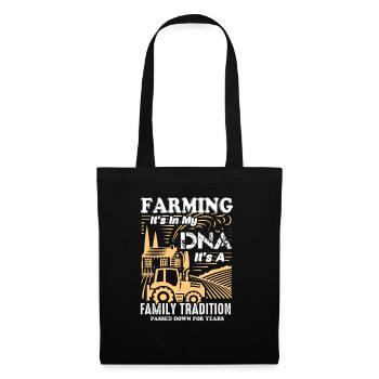 Farming It's In My DNA Cool Farmer - Tote Bag - black - Front