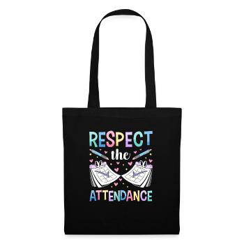 Secrétaire des présences - Sac en tissu - noir - Devant