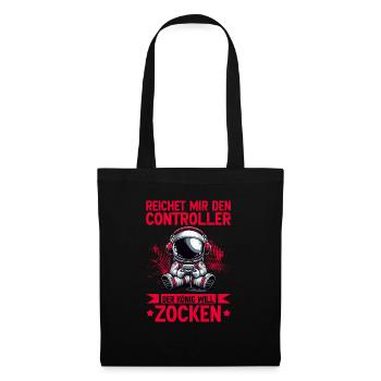 Il me tend la manette que le roi veut jouer - Sac en tissu - noir - Devant