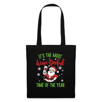 It's The Most Wine-derful Time Of The Year Christm - Tote Bag - black - Front