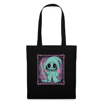 Kawaii Faucheur Pastel Goth Mignon Anime - Sac en tissu - noir - Devant