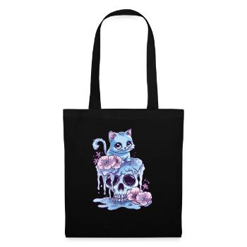 Kawaii Cat Pastel Goth Cute Anime - Tote Bag - black - Front