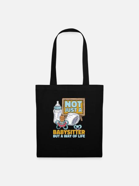 Babysitter - Stoffbeutel - Schwarz