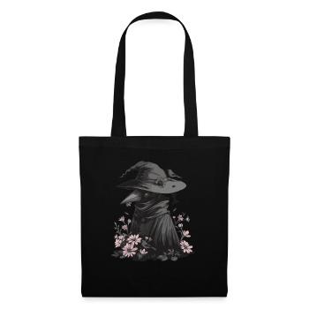 Plague Doctor Kawaii Pastel Gothic - Stoffbeutel - Schwarz - Vorne