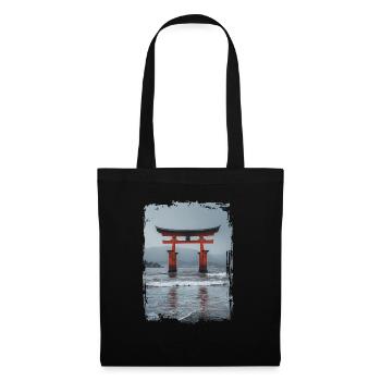 Japon - Sac en tissu - noir - Devant