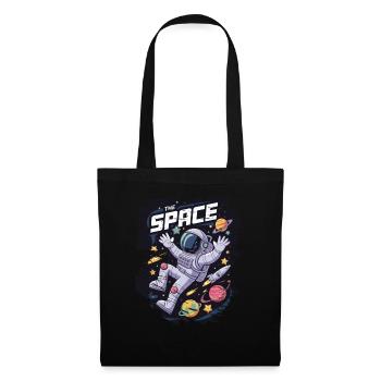 The Space Astronaut Space Planets - Tote Bag - black - Front