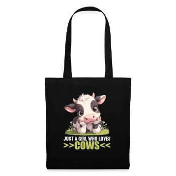 Vaches Vache - Sac en tissu - noir - Devant