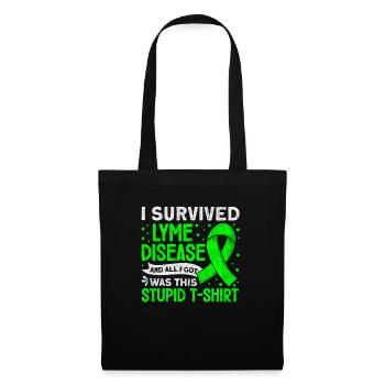 Wear Green Lyme Disease Awareness - Tote Bag - black - Front