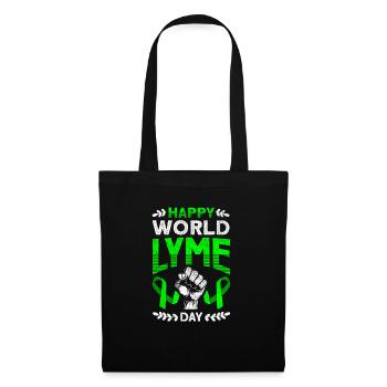 Wear Green Lyme Disease Awareness - Tote Bag - black - Front