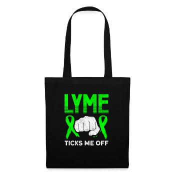 Wear Green Lyme Disease Awareness - Tote Bag - black - Front