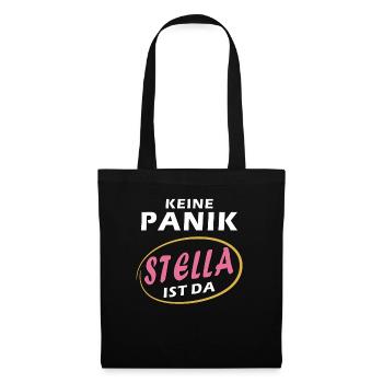 KEINE PANIK STELLA IST DA - Stoffbeutel - Schwarz - Vorne
