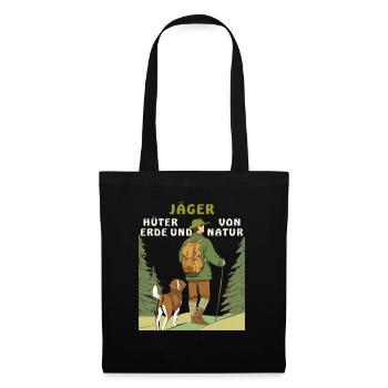 HUNTERS GUARDIANS OF THE EARTH AND NATURE - Tote Bag - black - Front