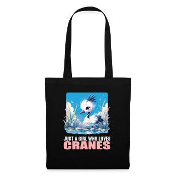 Cranes Crane - Tote Bag - black - Front