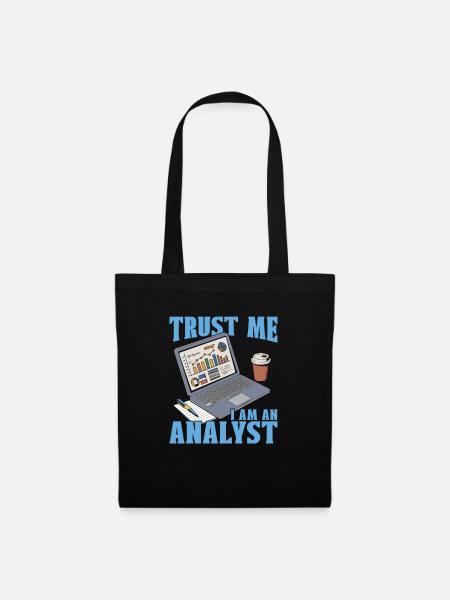 Analytiker - Stoffbeutel - Schwarz