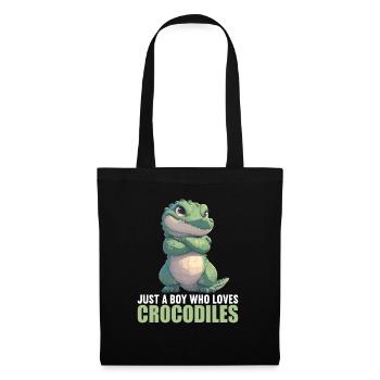 Crocodiles Crocodile - Sac en tissu - noir - Devant