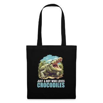 Crocodiles Crocodile - Sac en tissu - noir - Devant