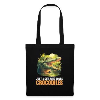 Crocodiles Crocodile - Sac en tissu - noir - Devant