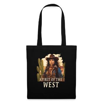 L’ DE L’OUEST - Sac en tissu - noir - Devant