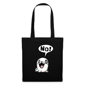 No Nope not today Funshirt Gift Idea Funny - Tote Bag - black - Front