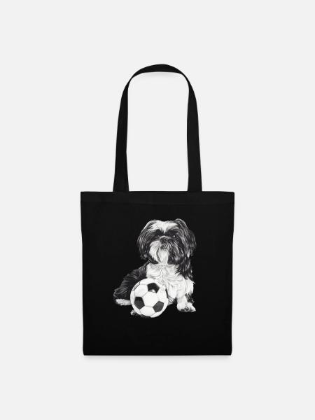 Shih Tzu - Stoffbeutel - Schwarz
