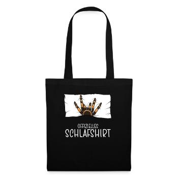 Chemise de nuit officielle Pyjama Tarantula - Sac en tissu - noir - Devant