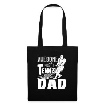 Awesome Tennis Dad - Tote Bag - black - Front
