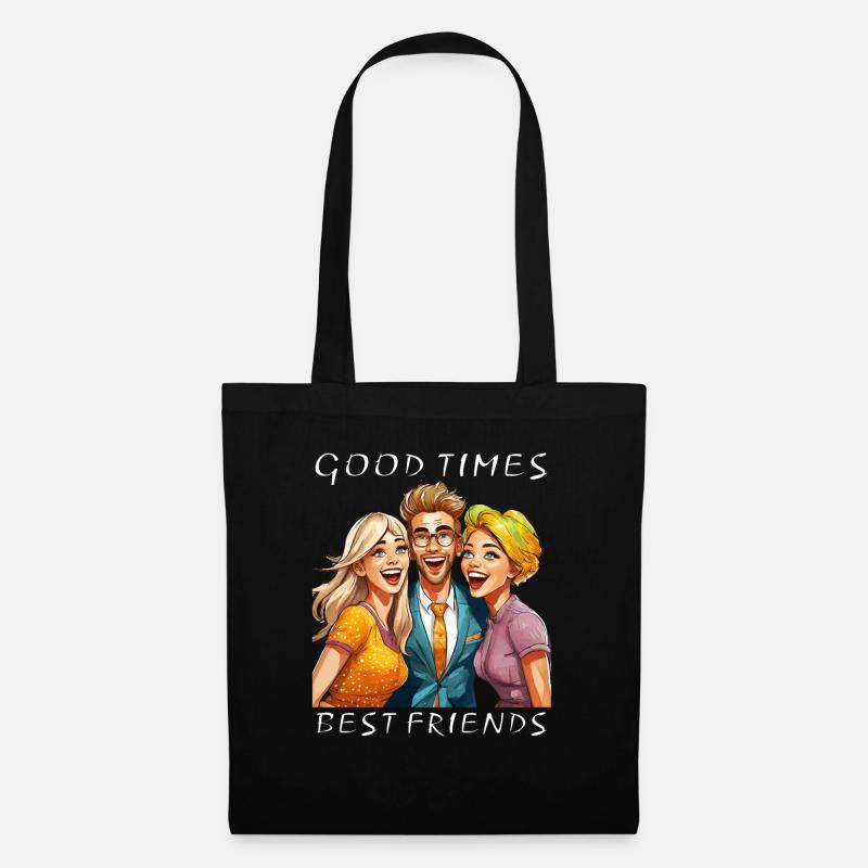 FREUNDE GOOD TIMES BEST FRIENDS - Stoffbeutel - Schwarz