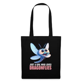 Dragonflies Dragonfly - Tote Bag - black - Front