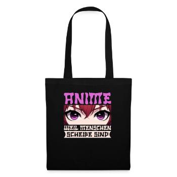 Anime Manga Otaku Japan Kawaii Waifu Anime Cosplay - Stoffbeutel - Schwarz - Vorne