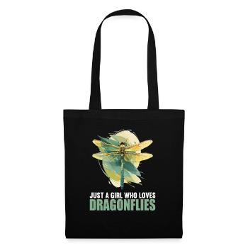 Dragonflies Dragonfly - Tote Bag - black - Front