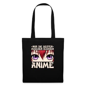 Anime Manga Otaku Japan Kawaii Waifu Anime Cosplay - Stoffbeutel - Schwarz - Vorne