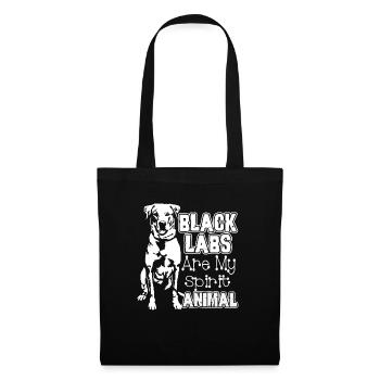 Black Labs Are My Spirit Animal - Tote Bag - black - Front