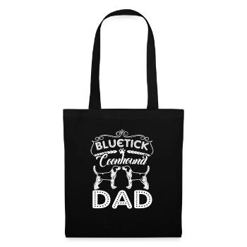 Bluetick Coonhound Dad - Tote Bag - black - Front