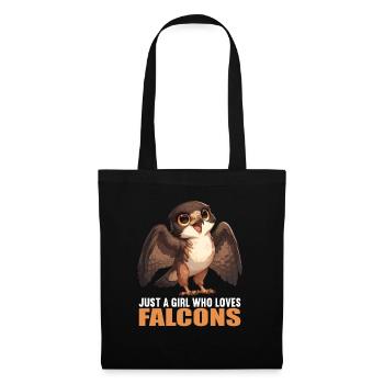 Faucon Faucon - Sac en tissu - noir - Devant