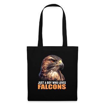 Faucon Faucon - Sac en tissu - noir - Devant