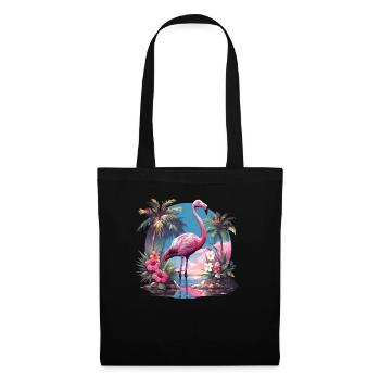Flamingos Flamingo - Tote Bag - black - Front