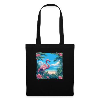 Flamingos Flamingo - Tote Bag - black - Front