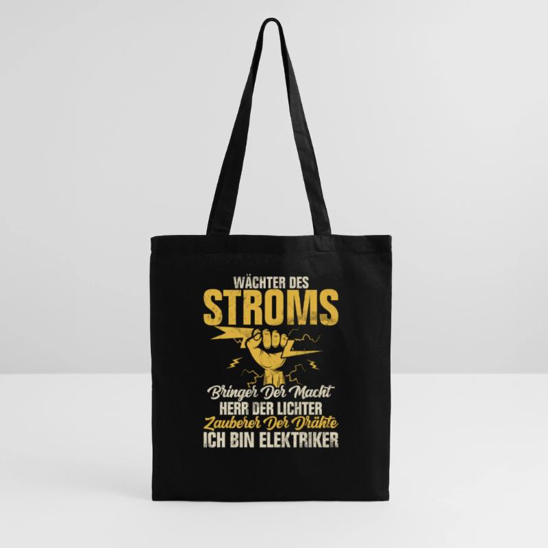 Electronics Technician Electrics Profession Volt Electrical Engineering Tote Bag