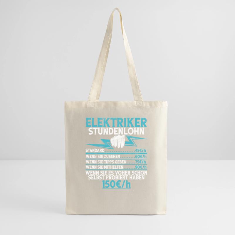 Electronics Technician Electrics Profession Volt Electrical Engineering Tote Bag