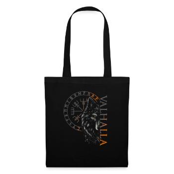 Valhalla Wolf Norse Gods Viking Compass - Tote Bag - black - Front
